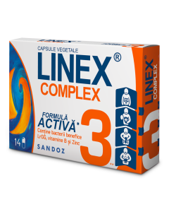 Linex Complex, 14 capsule vegetale, Sandoz