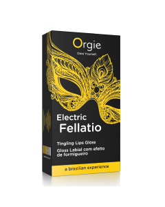 Lip Gloss Lubrifiant Orgie Electric Fellatio, 10 ml, Orgie