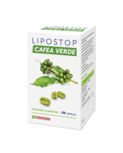 Lipostop Cafea Verde, 30 capsule, Parapharm