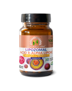 Lipozomal Acid R-Alpha-Lipoic, 30 capsule vegetale, Hypernatura