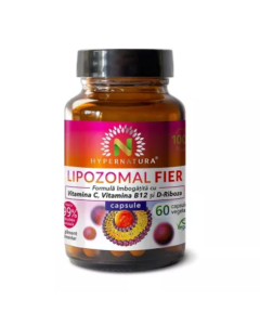 Lipozomal Fier+Vit C+B12+D-Riboza, 60 capsule, Hypernatura