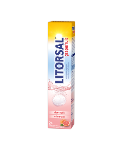 Litorsal cu aroma de grapefruit, 24 comprimate efervescente, Zdrovit