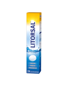 Litorsal cu aroma de menta si lamaie, 24 comprimate efervescente, Zdrovit