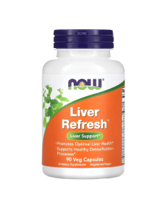 Liver Refresh, 90 Capsule vegetale, Now Foods