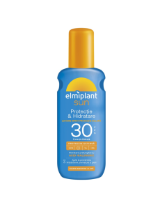 Lotiune spray cu SPF 30 pentru protectie solara Sun, 200 ml, Elmiplant