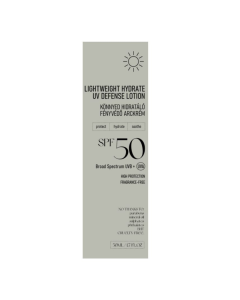 Lotiune hidratanta lejera cu SPF 50 Lightweight Hydrate UV Defense, 50 ml, Nerds