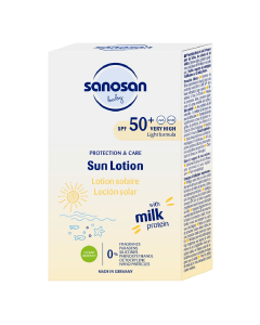 Lotiune pentru copii cu protectie solara SPF50+, 100 ml, Sanosan