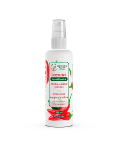 Lotiune tonifianta pentru par cu ardei iute, 100 ml, Cosmetic Plant