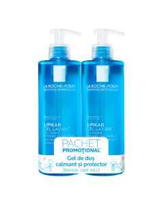 Pachet Gel de curatare Lipikar, 2*750ml, La Roche-Posay