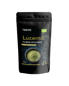 Lucerna Alfalfa pulbere ecologica, 125 g, Niavis