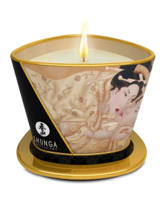 Lumanare pentru masaj erotic Vanilla, 170ml, Shunga Erotic Art