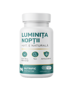 Luminita noptii cu vitamina E naturala, 60 capsule moi, Nutrific