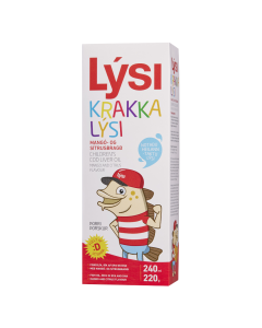 Ulei din ficat de cod pentru copii, 240ml, Lysi