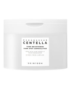 Dischete tonice Madagascar Centella Tone Brightening Dark Spot Ampoule Pad, 60 bucati, Skin1004
