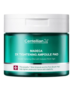 Ser de fata dischete Madeca Double Tightening Ampoule Pad,  60 bucati, Centellian 24