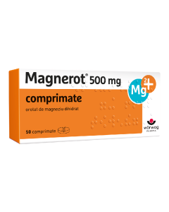 Magnerot, 500 mg, 50 comprimate, Worwag Pharma