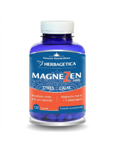MagneZen Stres Calm, 120 capsule, Herbagetica