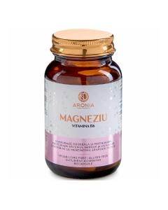 Magneziu 375mg cu Vitamina B6, 60 capsule, Aronia Charlottenburg