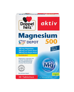 Magneziu 500 mg, 30 comprimate, Doppelherz