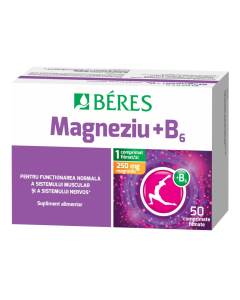 Magneziu + B6, 50 comprimate, Beres