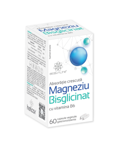 Magneziu Bisglicinat, 60 capsule, Helcor