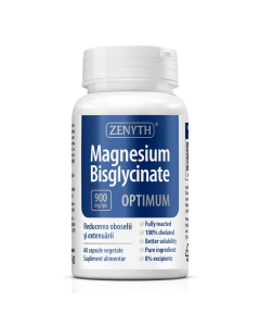 Magneziu Bisglicinat Optimum, 60 capsule, Zenyth