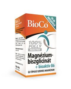 Magneziu bisglicinat cu Vitamina B6 bioactivă, 90 capsule, BioCo