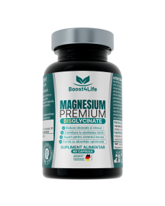 Magneziu Bisglicinat Premium, 60 capsule, Boost4Life