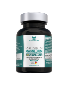 Magneziu Bisglicinat Premium, 30 capsule vegane, Boost4Life