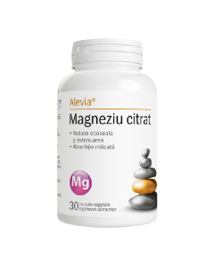 Magneziu Citrat, 30 capsule, Alevia