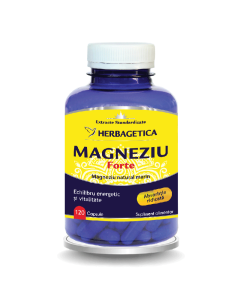 Magneziu Forte, 120 capsule, Herbagetica