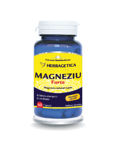 Magneziu Forte, 60 capsule, Herbagetica