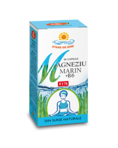 Magneziu Marin si Vitamina B6, 30 capsule, Fares