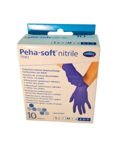 Manusi HartMann PehaSoft Nitrile FINO L x 10 buccutie