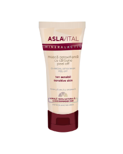 1510 ASLAVITAL Masca Detoxifianta Cu Carbune, 100 ml