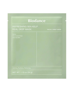 Masca cu alge marine pentru calmare intensa Refreshing Sea Kelp, 34 g, Biodance
