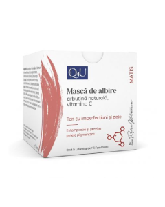 Masca de albire Q4U, 50 ml, Tis Farmaceutic