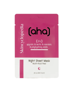 Masca de fata tip servetel cu 5% acid AHA si PHA, 20ml, Skincyclopedia