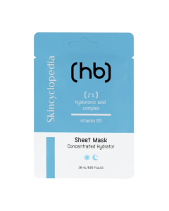 Masca de fata tip servetel cu acid hialuronic si vitamina B5, 20ml, Skincyclopedia