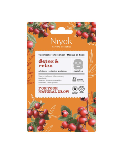 Masca de fata tip servetel Detox&Relax, 10 ml, Niyok
