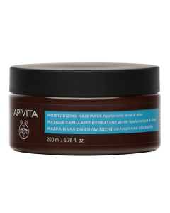 Masca de par hidratanta Acid hialuronic si Aloe, 200 ml, Apivita
