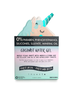 Masca fata detoxifianta Coconut Water Gel, 30ml, Inuwet