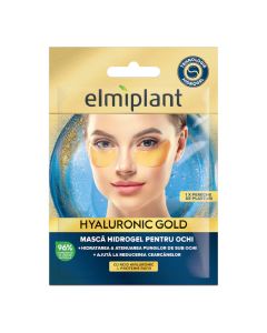 Masca hidrogel pentru ochi Hyaluronic Gold, Elmiplant 