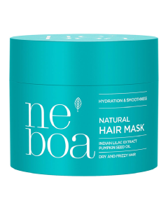 Masca naturala hidratanta pentru par Hydration & Smoothness, 300 ml, Neboa