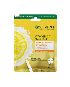 Masca servetel cu vitamina C Skin Naturals, 28 g, Garnier