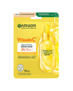 Masca servetel cu vitamina C Skin Naturals, 28 g, Garnier
