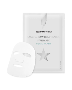 Masca servetel Saccharomy Brightening Star Mask, 1 bucata, Thank You Farmer