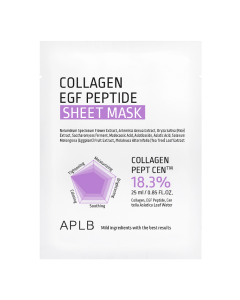Masca tip servetel cu Collagen EGF Peptide, 25 ml, APLB