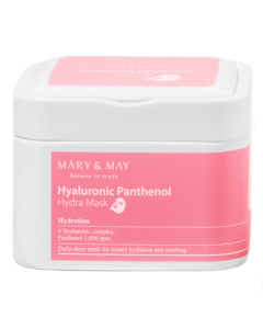 Masca tip servetel Hyaluronic Panthenol Hydra, 30 bucati, Mary and May