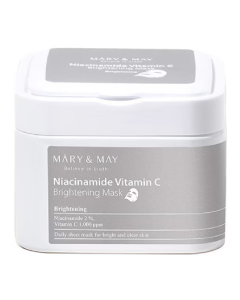 Masca tip servetel Niacinamide Brightening, 30 bucati, Mary and May